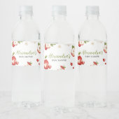 De appel van ons Baby shower Waterfles Etiket (Flessen)