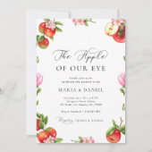 De appel van ons Eye Apple Theme Baby shower Kaart (Voorkant)