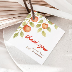 De appel van ons Eye Autumn Herfst Baby shower Bedankjes Labels