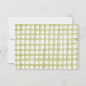 De appel van ons Eye Autumn Herfst Baby shower Bedankkaart (Achterkant)