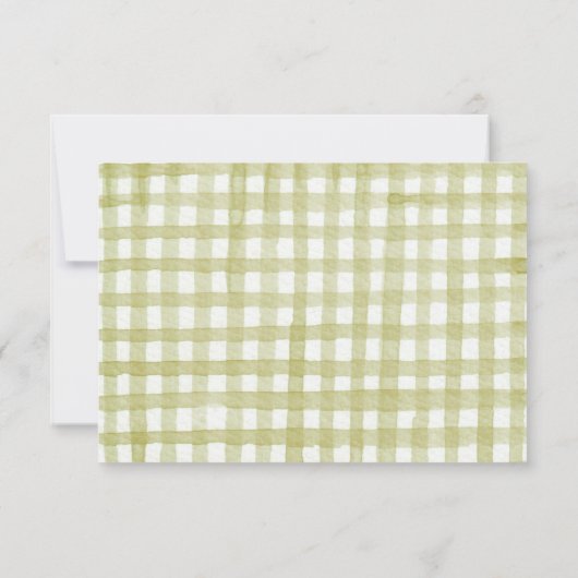 De appel van ons Eye Autumn Herfst Baby shower Bedankkaart (Achterkant)