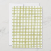 De appel van ons Eye Autumn Herfst Baby shower Kaart (Achterkant)