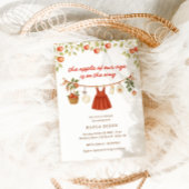 De appel van ons Eye Autumn Herfst Baby shower Kaart