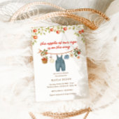 De appel van ons Eye Autumn Herfst Baby shower Kaart