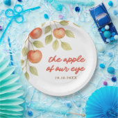 De appel van ons Eye Autumn Herfst Baby shower Papieren Bordje (Feest)