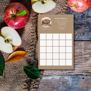 De appel van ons Eye Baby shower Bingo spel