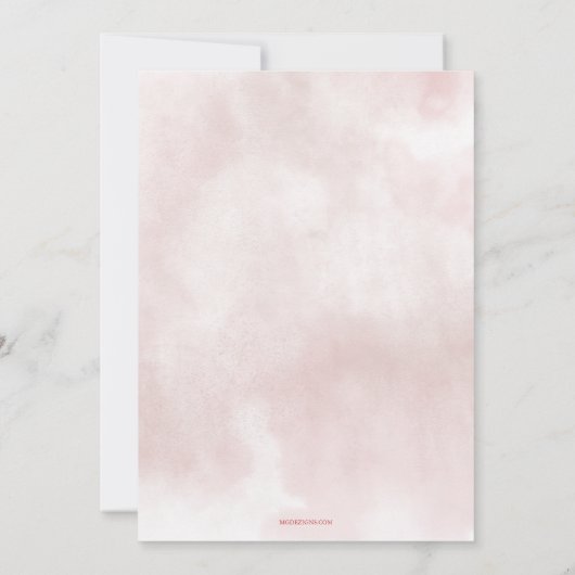 De appel van ons Eye Herfst Baby shower Bedankkaart (Achterkant)