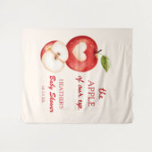 De Appel Van Ons Oog Apple Baby Shower Banner Wandkleed (Voorkant (horizontaal))