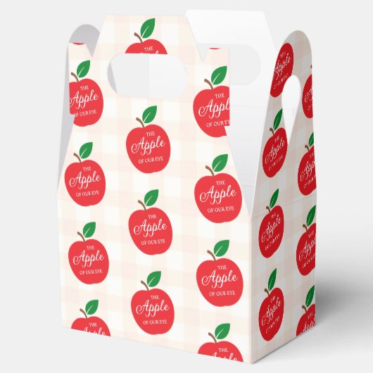 De appel van ons oog Baby shower Bedankdoosjes (Geopend)