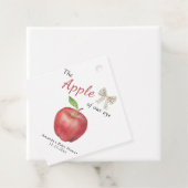 De Appel van ons oog Baby shower Bedankjes Labels (In situ)