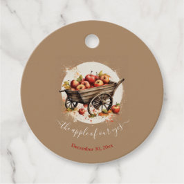 De appel van ons oog Baby shower Bedankjes Labels