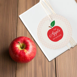 De appel van ons oog Baby shower Bedankjes Labels