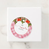 De appel van ons oog Baby shower Bedankjes Labels (In situ)