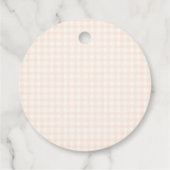 De appel van ons oog Baby shower Bedankjes Labels (Achterkant)
