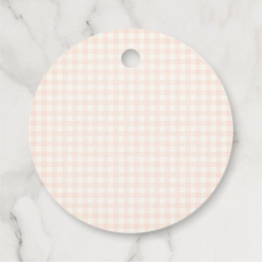 De appel van ons oog Baby shower Bedankjes Labels (Achterkant)
