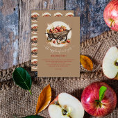 De appel van ons oog Baby shower Bedankkaart