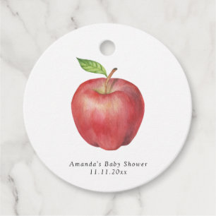 De Appel van ons oog Baby shower Bedankt Bedankjes Labels