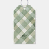 De appel van ons oog Baby shower Cadeaulabel (Achterkant)