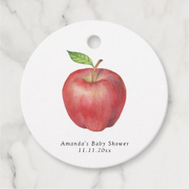 De appel van ons oog Baby shower Dank u Bedankjes Labels