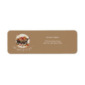 De appel van ons oog Baby shower Etiket (Voorkant)