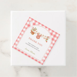 De Appel van Ons Oog Baby Shower Favor Tags Bedankjes Labels
