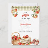 De Appel van Ons Oog Baby Shower Feest Kaart (Voorkant)