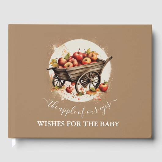 De appel van ons oog Baby shower Gastenboek (Voorkant)