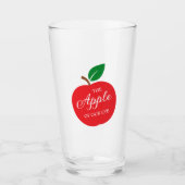 De appel van ons oog Baby shower Glas (Voorkant)