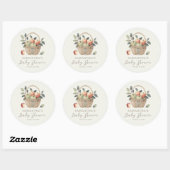 De appel van ons oog Baby shower gunst Stickers (Vel)
