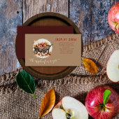 De appel van ons oog Baby shower Informatiekaartje