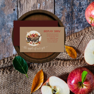 De appel van ons oog Baby shower Informatiekaartje