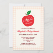 De appel van ons oog Baby shower Kaart (Voorkant)