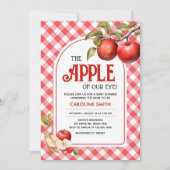 De appel van ons oog Baby shower Kaart (Voorkant)