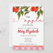 De appel van ons oog Baby shower Kaart (Voorkant)