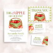 De appel van ons oog Baby shower Kaart