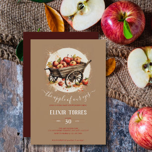 De appel van ons oog Baby shower Kaart