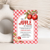 De appel van ons oog Baby shower Kaart