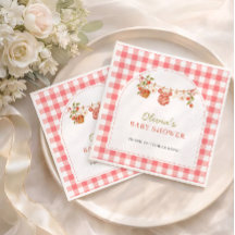 De Appel van Ons Oog Baby Shower Lunch Servetten