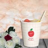 De appel van ons oog Baby shower Papieren Bekers