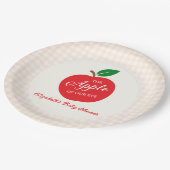 De appel van ons oog Baby shower Papieren Bordje (Gekanteld)