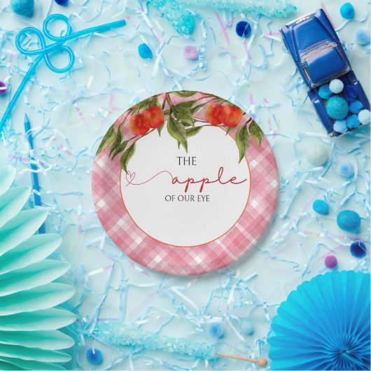 De appel van ons oog Baby shower Papieren Bordje (Feest)