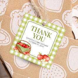 De appel van ons oog Baby shower plein Bedankjes Labels