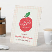 De appel van ons oog Baby shower Reclamebord Met Voetstuk (Insitu)