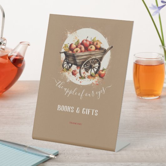 De appel van ons oog Baby shower Reclamebord Met Voetstuk (Insitu)