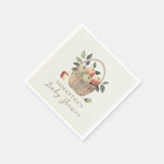 De appel van ons oog Baby shower Servet