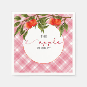 De appel van ons oog Baby shower Servet