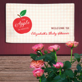 De appel van ons oog Baby shower Spandoek