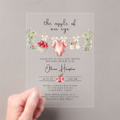 De Appel van Ons Oog Baby Shower Uitnodiging (Insitu (Draagbaar))