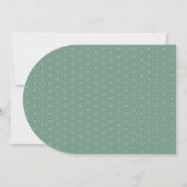 De Appel van Ons Oog Baby Shower Uitnodiging (Achterkant)