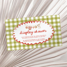 De Appel Van Ons Oog Baby Shower Weergave Douche